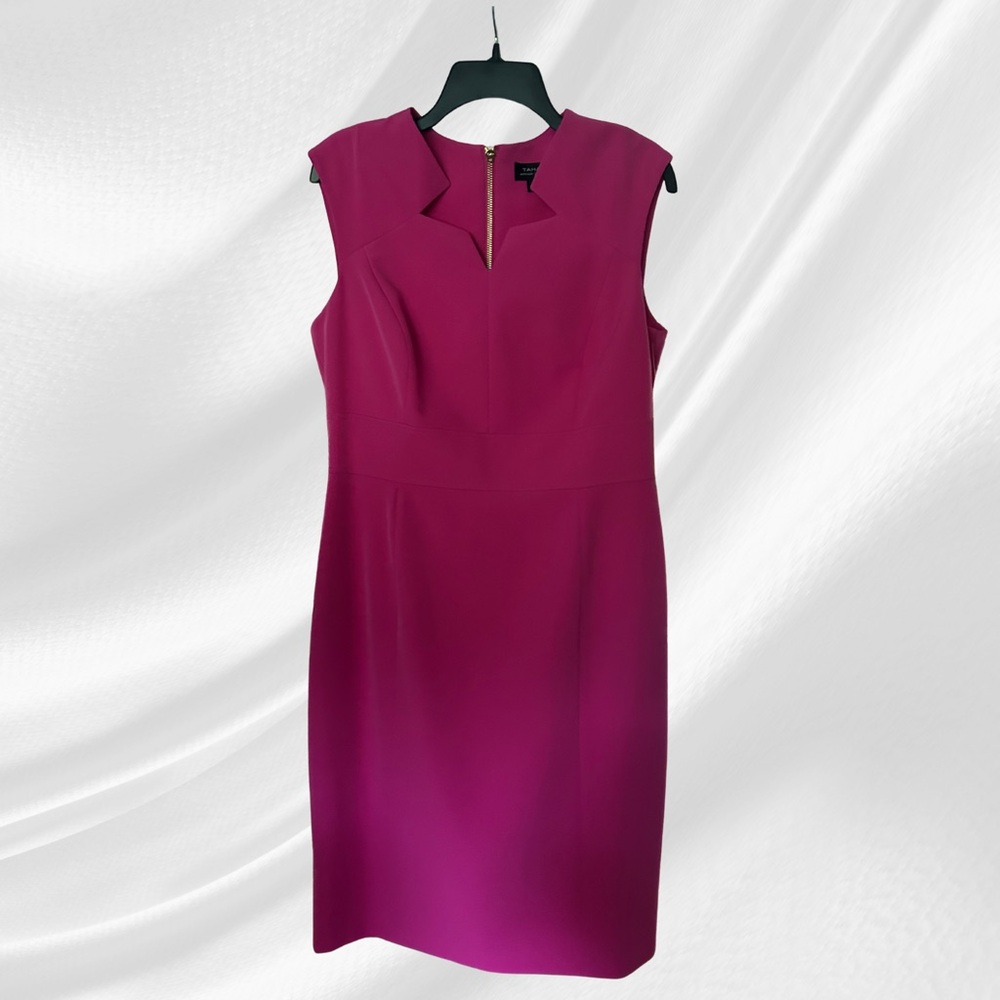 Tahari ASL Fuchsia Mini Dress